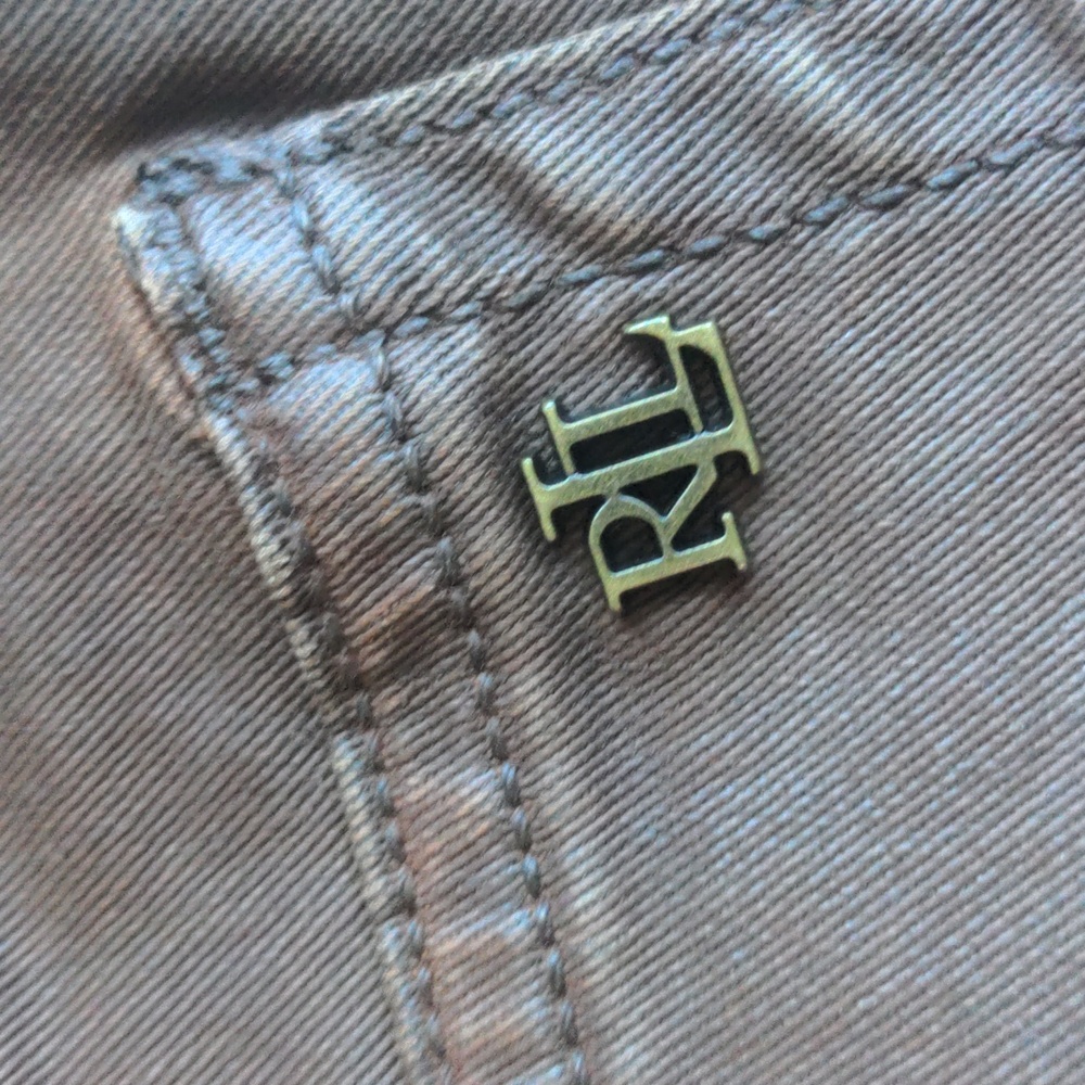Ralph Lauren Brown premier skinny ankle Ralph Lauren jeans size 4 - Picture 16 of 16